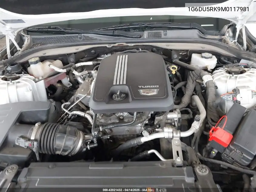 2021 Cadillac Ct5 Sport VIN: 1G6DU5RK9M0117981 Lot: 42021432