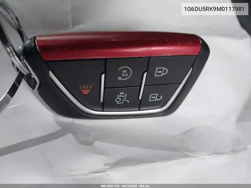 2021 Cadillac Ct5 Sport VIN: 1G6DU5RK9M0117981 Lot: 42021432