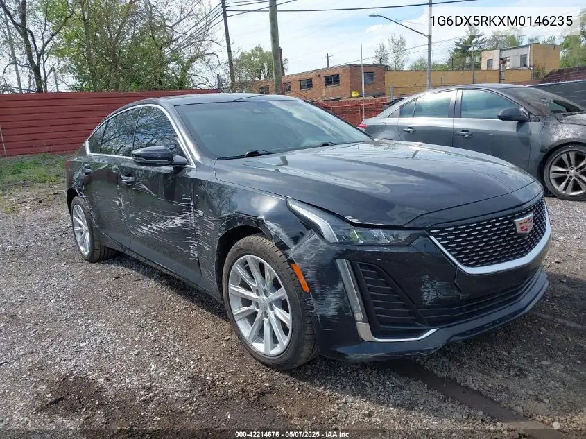 2021 Cadillac Ct5 Luxury VIN: 1G6DX5RKXM0146235 Lot: 42214676