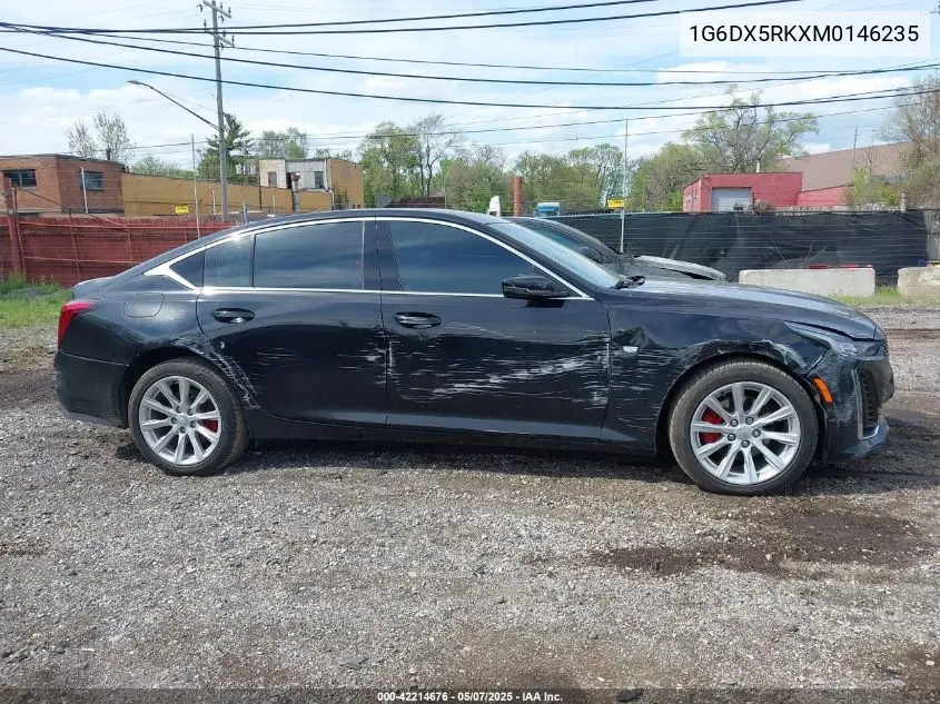 2021 Cadillac Ct5 Luxury VIN: 1G6DX5RKXM0146235 Lot: 42214676