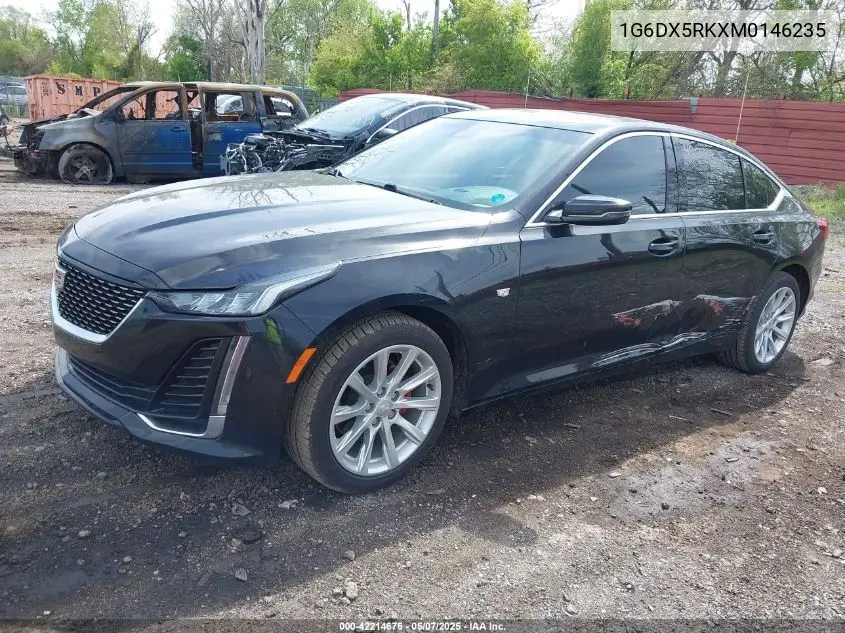2021 Cadillac Ct5 Luxury VIN: 1G6DX5RKXM0146235 Lot: 42214676