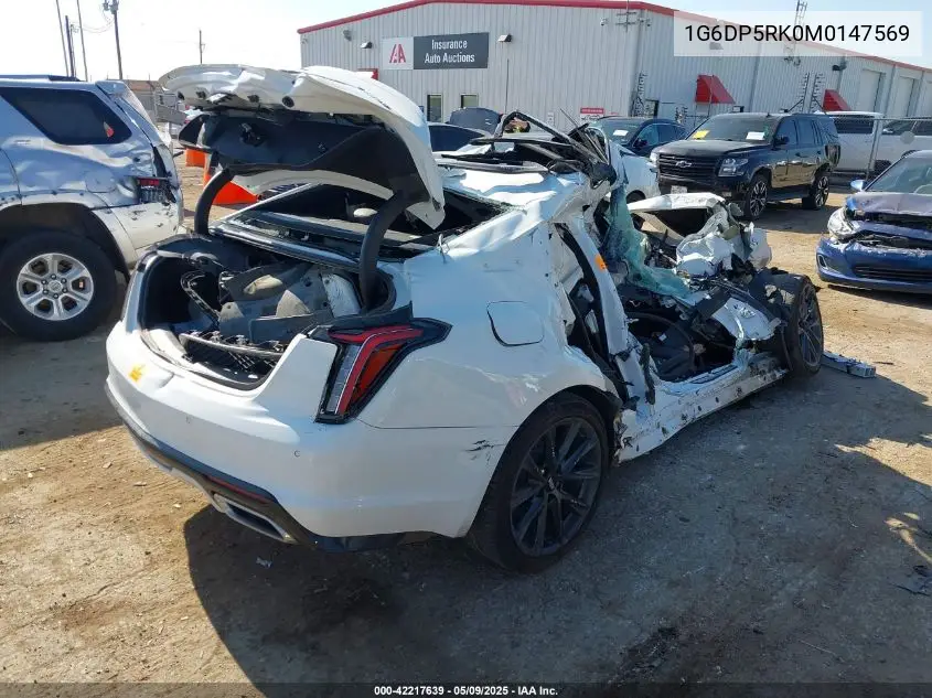 1g6dp5rk0m0147569 1G6DP5RK0M0147569 2021 Cadillac Ct5 Sport