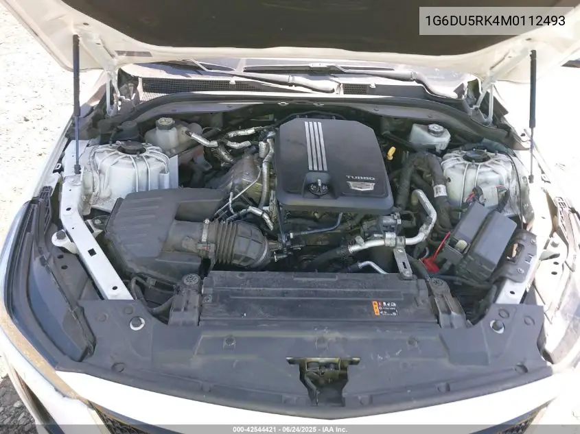 2021 Cadillac Ct5 Sport VIN: 1G6DU5RK4M0112493 Lot: 42544421
