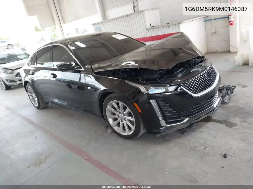 2021 Cadillac Ct5 Luxury VIN: 1G6DM5RK9M0146087 Lot: 42567880