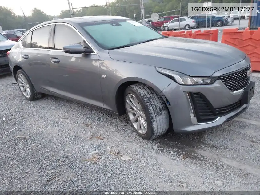 2021 Cadillac Ct5 Luxury VIN: 1G6DX5RK2M0117277 Lot: 42661803