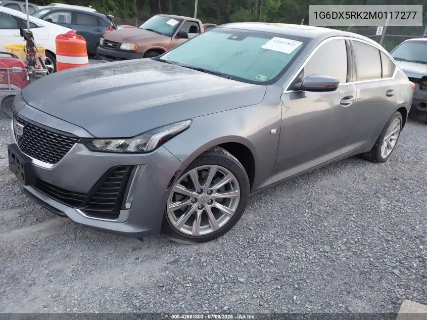 2021 Cadillac Ct5 Luxury VIN: 1G6DX5RK2M0117277 Lot: 42661803