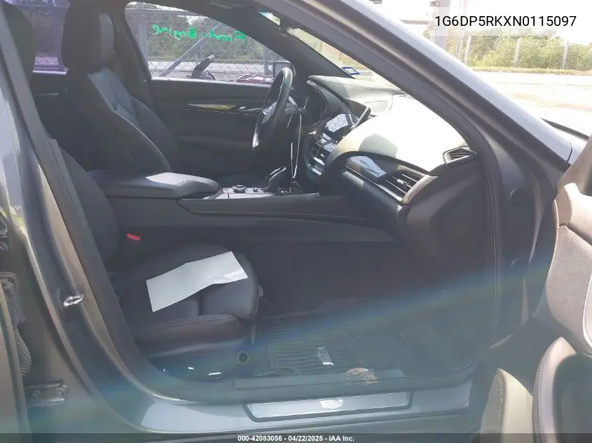 2022 Cadillac Ct5 Sport VIN: 1G6DP5RKXN0115097 Lot: 42083056