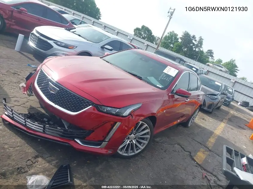 2022 Cadillac Ct5 Premium Luxury VIN: 1G6DN5RWXN0121930 Lot: 42222251