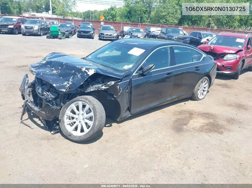 2022 Cadillac Ct5 Luxury VIN: 1G6DX5RK0N0130725 Lot: 42400071
