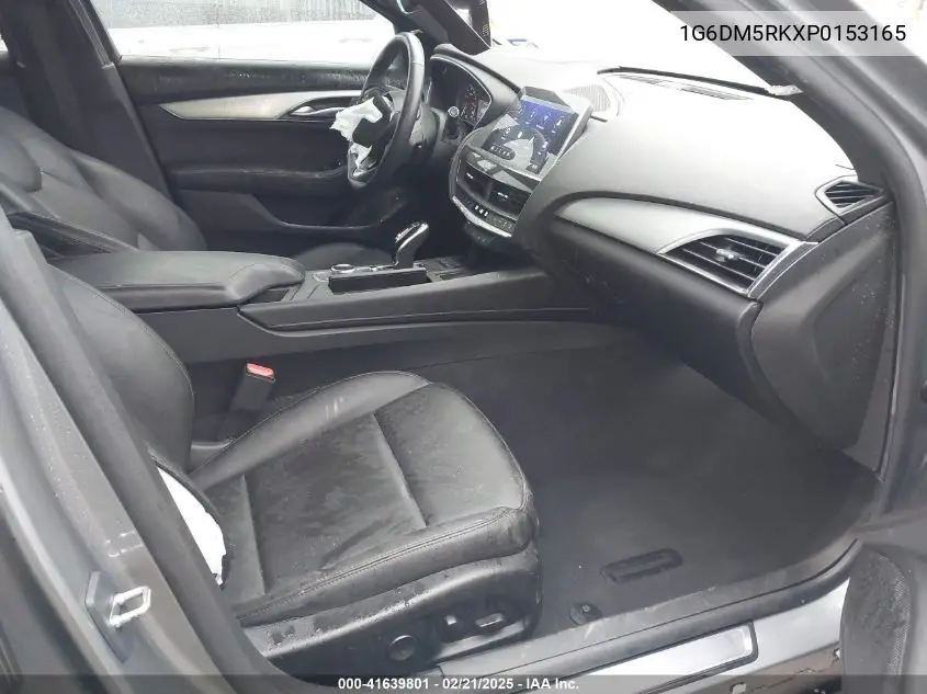 2023 Cadillac Ct5 Luxury VIN: 1G6DM5RKXP0153165 Lot: 41639801