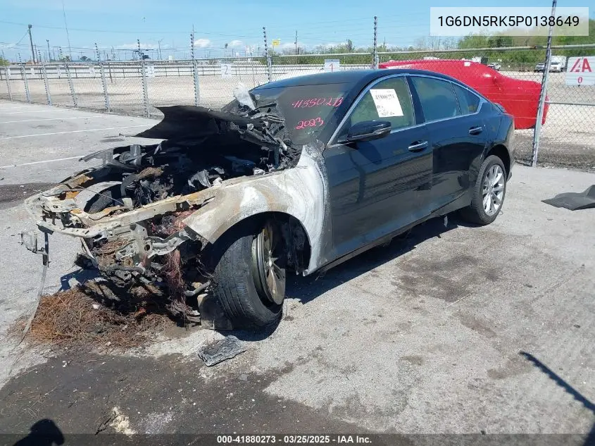 2023 Cadillac Ct5 Premium Luxury VIN: 1G6DN5RK5P0138649 Lot: 41880273