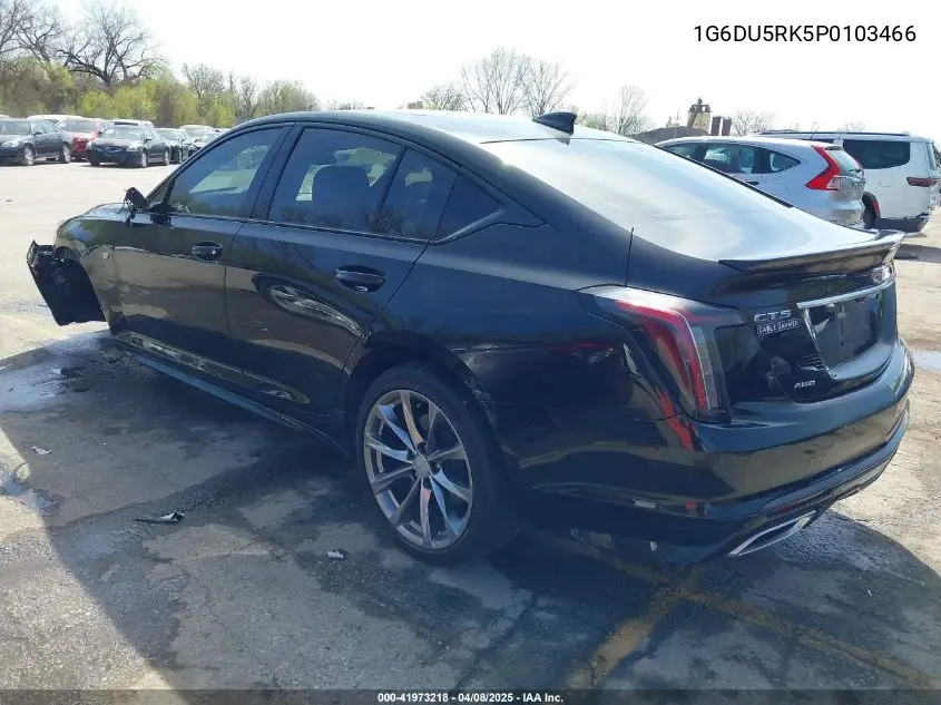 2023 Cadillac Ct5 Sport VIN: 1G6DU5RK5P0103466 Lot: 41973218