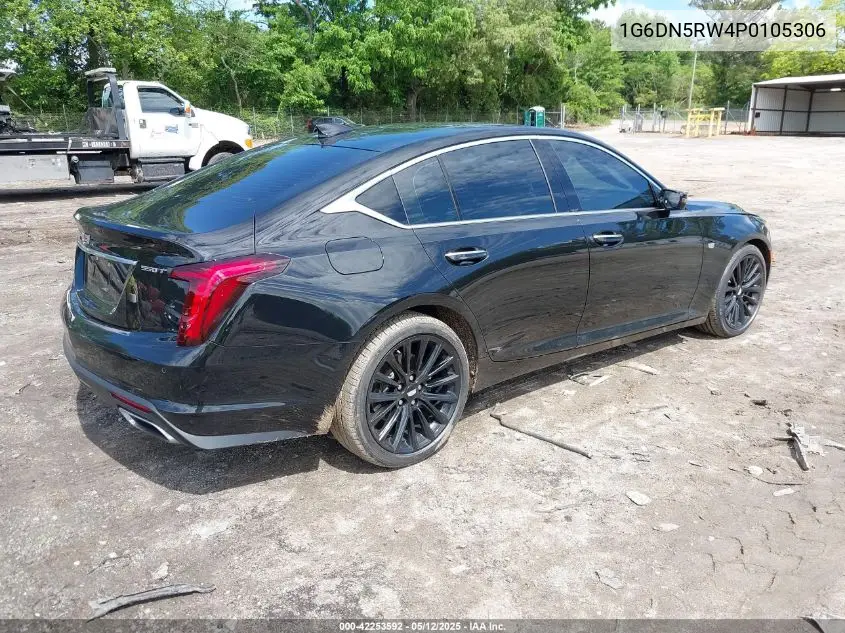 2023 Cadillac Ct5 Premium Luxury VIN: 1G6DN5RW4P0105306 Lot: 42253592