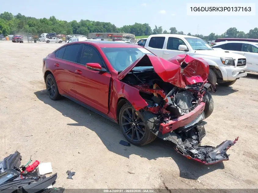 2023 Cadillac Ct5 Sport VIN: 1G6DU5RK3P0137163 Lot: 42405151