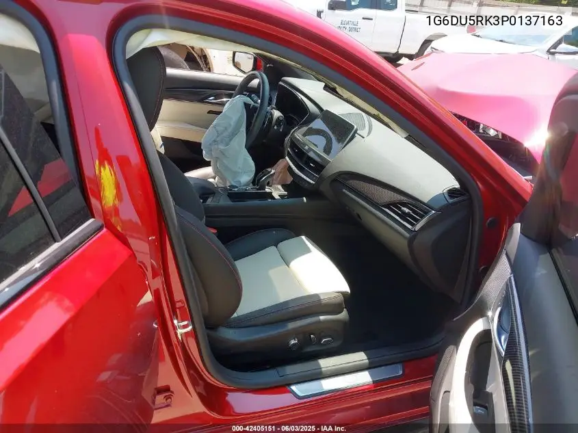 2023 Cadillac Ct5 Sport VIN: 1G6DU5RK3P0137163 Lot: 42405151