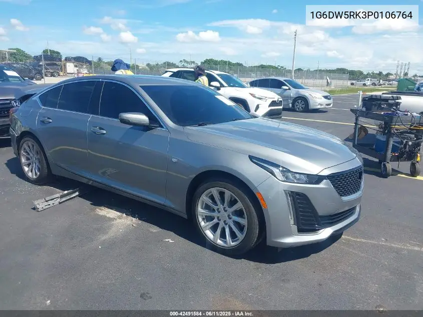 2023 Cadillac Ct5 Luxury VIN: 1G6DW5RK3P0106764 Lot: 42491584