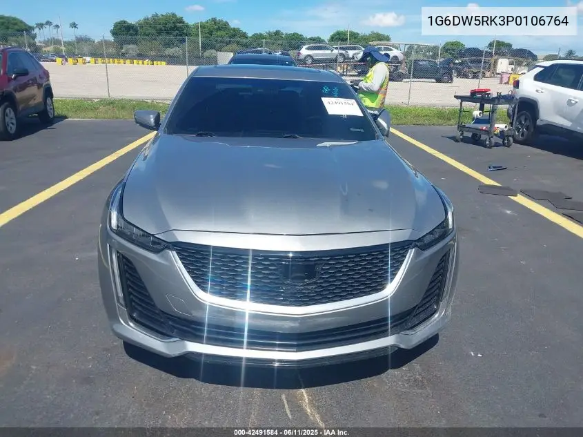 2023 Cadillac Ct5 Luxury VIN: 1G6DW5RK3P0106764 Lot: 42491584