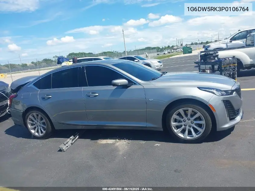 2023 Cadillac Ct5 Luxury VIN: 1G6DW5RK3P0106764 Lot: 42491584