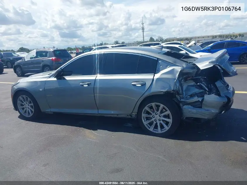 2023 Cadillac Ct5 Luxury VIN: 1G6DW5RK3P0106764 Lot: 42491584