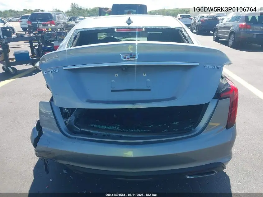2023 Cadillac Ct5 Luxury VIN: 1G6DW5RK3P0106764 Lot: 42491584