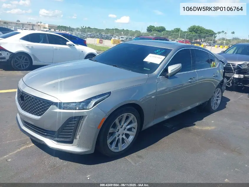 2023 Cadillac Ct5 Luxury VIN: 1G6DW5RK3P0106764 Lot: 42491584