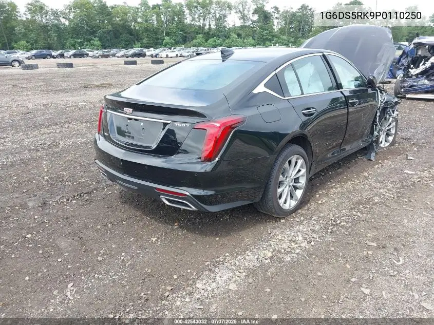 2023 Cadillac Ct5 Premium Luxury VIN: 1G6DS5RK9P0110250 Lot: 42543032
