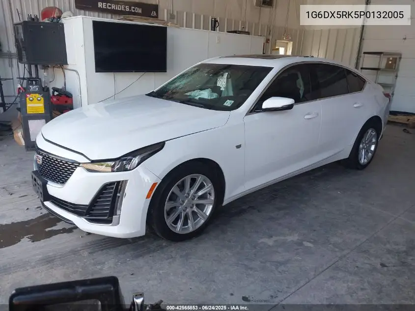 2023 Cadillac Ct5 Luxury VIN: 1G6DX5RK5P0132005 Lot: 42565853