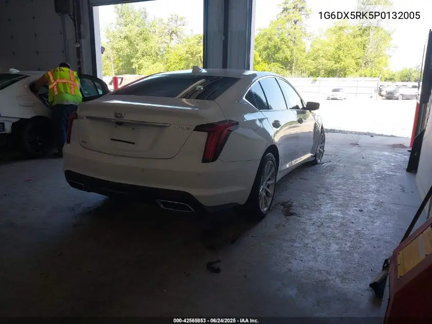 2023 Cadillac Ct5 Luxury VIN: 1G6DX5RK5P0132005 Lot: 42565853