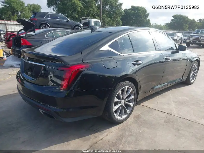 2023 Cadillac Ct5 Premium Luxury VIN: 1G6DN5RW7P0135982 Lot: 42703181