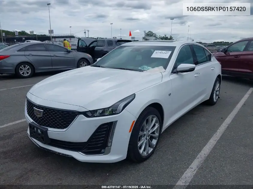 2023 Cadillac Ct5 Luxury VIN: 1G6DS5RK1P0157420 Lot: 42781147