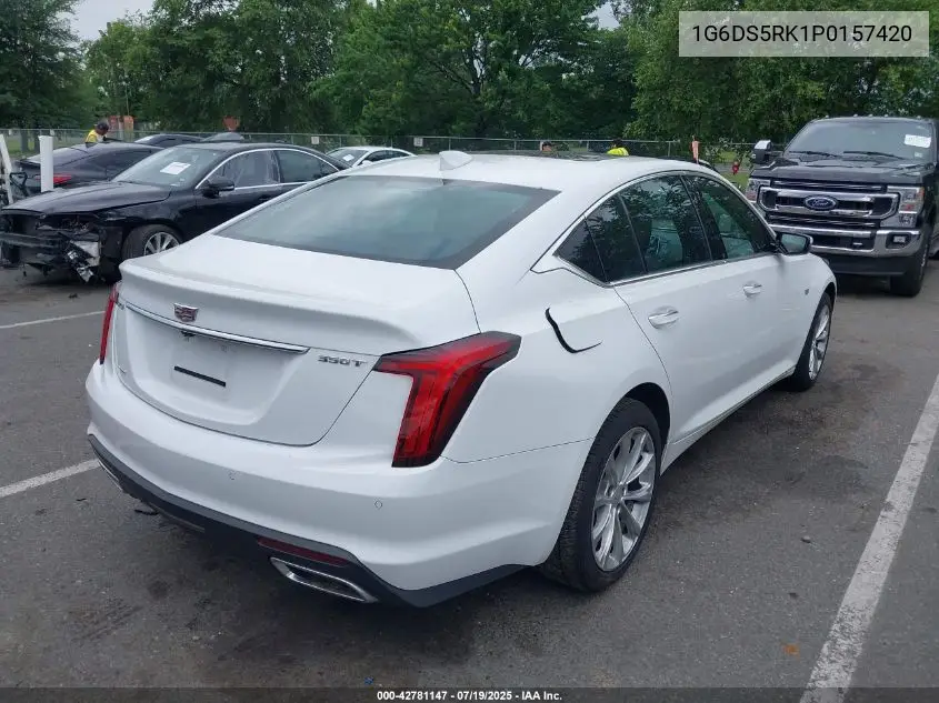 2023 Cadillac Ct5 Luxury VIN: 1G6DS5RK1P0157420 Lot: 42781147