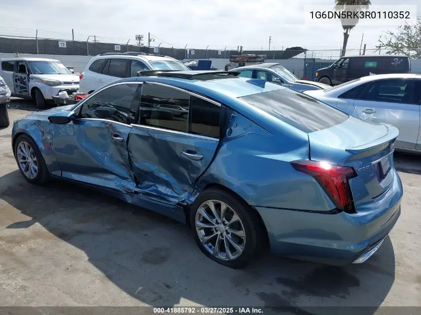 2024 Cadillac Ct5 Premium Luxury VIN: 1G6DN5RK3R0110352 Lot: 41885792