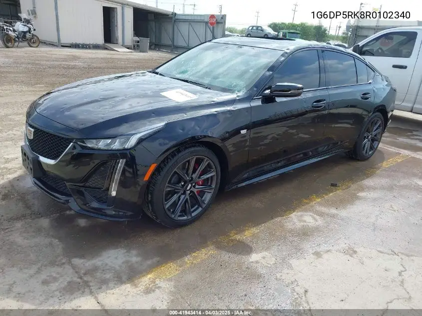2024 Cadillac Ct5 Sport VIN: 1G6DP5RK8R0102340 Lot: 41943414