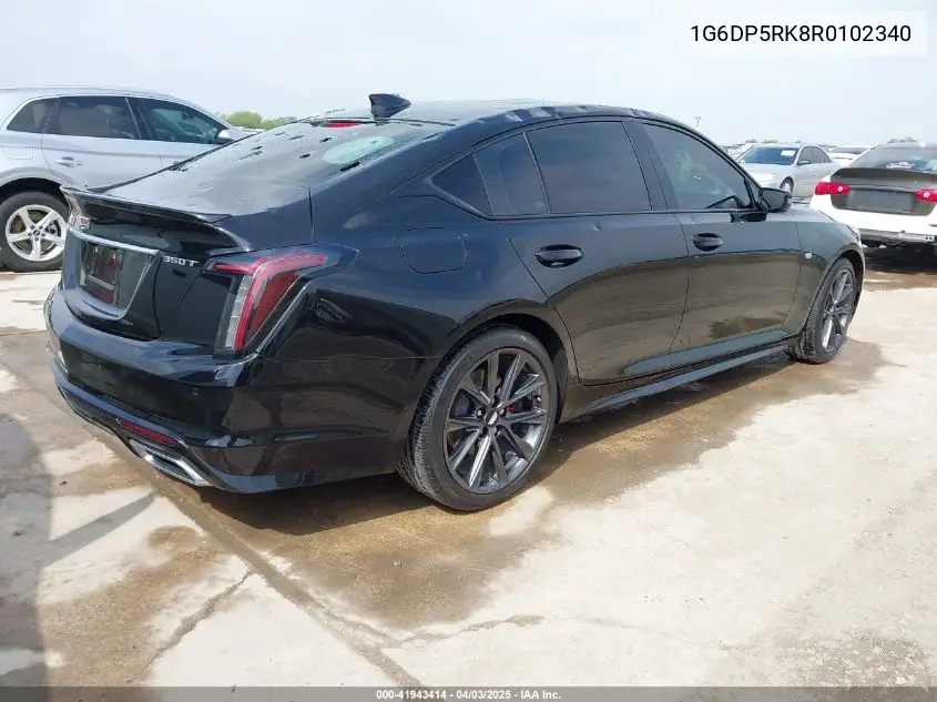 2024 Cadillac Ct5 Sport VIN: 1G6DP5RK8R0102340 Lot: 41943414