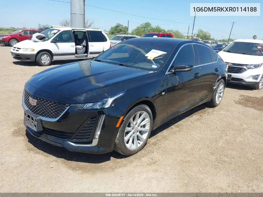 2024 Cadillac Ct5 Luxury VIN: 1G6DM5RKXR0114188 Lot: 42026727