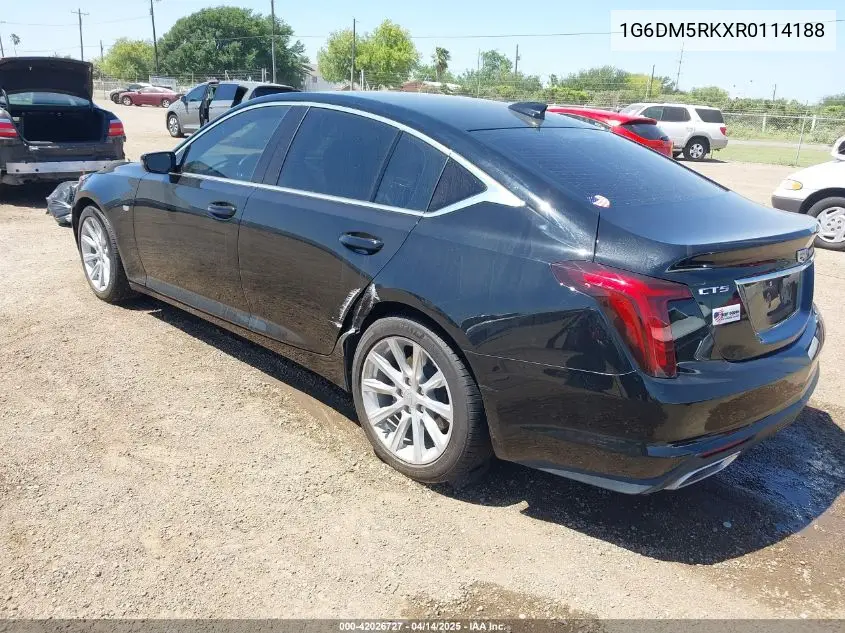 2024 Cadillac Ct5 Luxury VIN: 1G6DM5RKXR0114188 Lot: 42026727