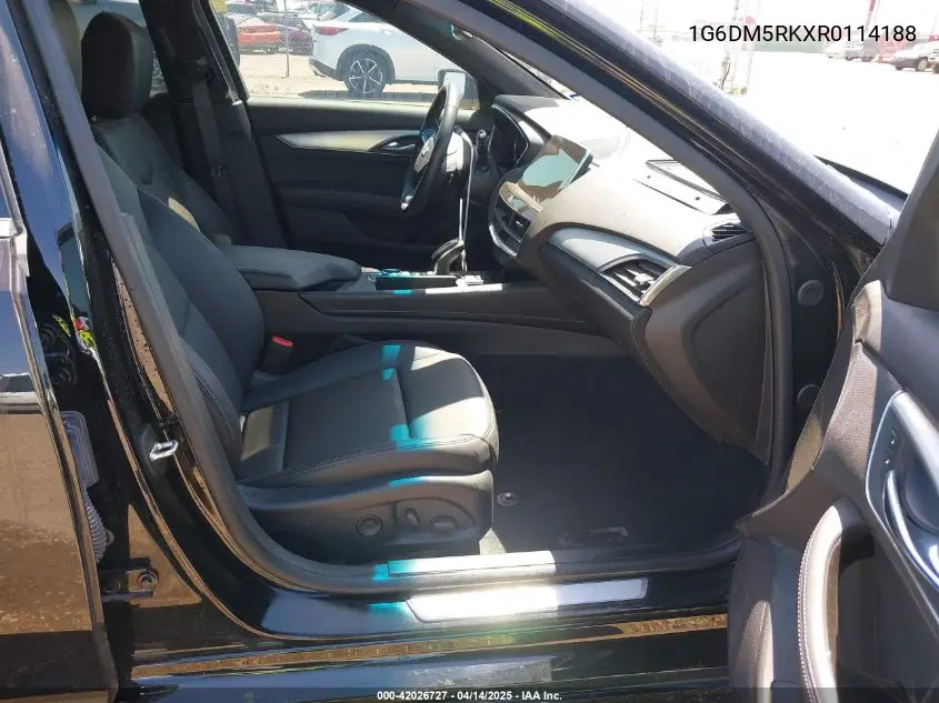 2024 Cadillac Ct5 Luxury VIN: 1G6DM5RKXR0114188 Lot: 42026727