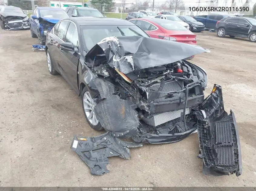 2024 Cadillac Ct5 Luxury VIN: 1G6DX5RK2R0116590 Lot: 42046518