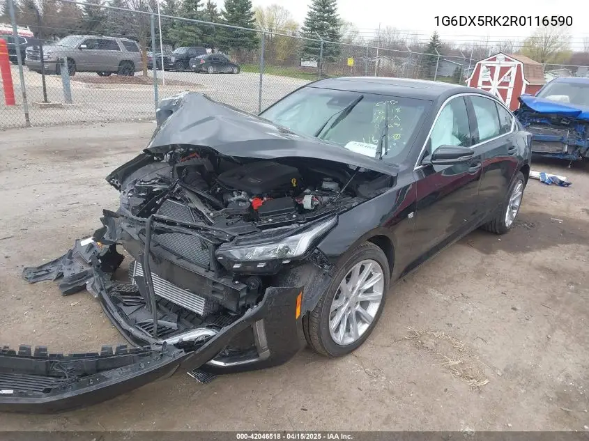 2024 Cadillac Ct5 Luxury VIN: 1G6DX5RK2R0116590 Lot: 42046518