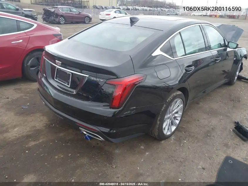 2024 Cadillac Ct5 Luxury VIN: 1G6DX5RK2R0116590 Lot: 42046518