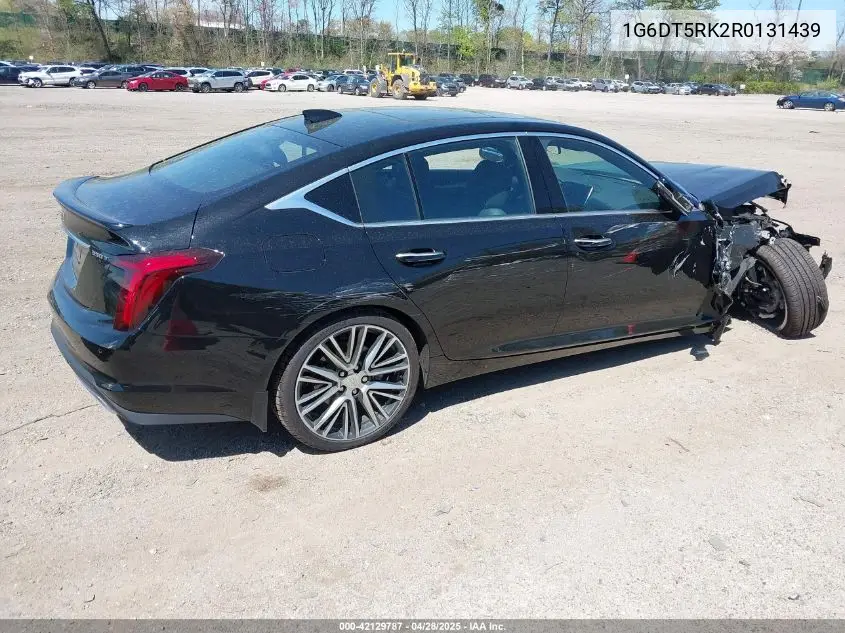 2024 Cadillac Ct5 Premium Luxury VIN: 1G6DT5RK2R0131439 Lot: 42129787