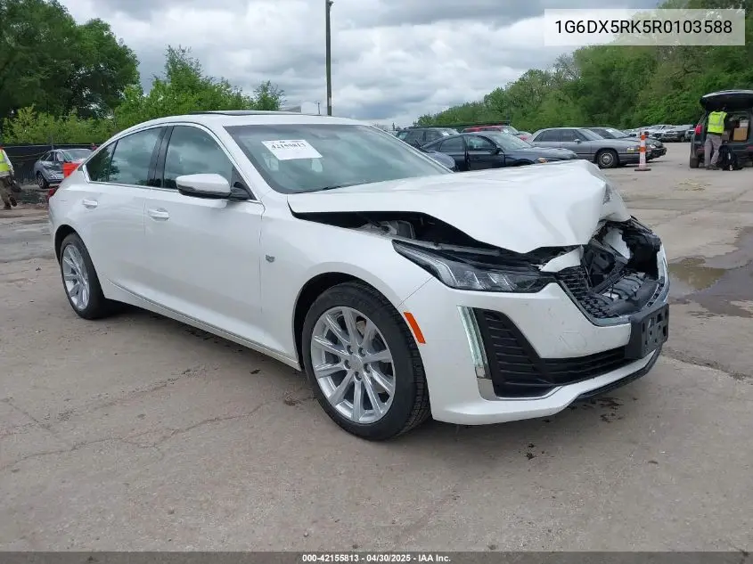 2024 Cadillac Ct5 Luxury VIN: 1G6DX5RK5R0103588 Lot: 42155813