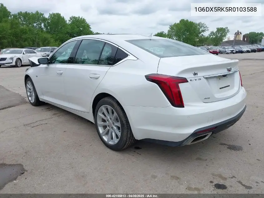 2024 Cadillac Ct5 Luxury VIN: 1G6DX5RK5R0103588 Lot: 42155813