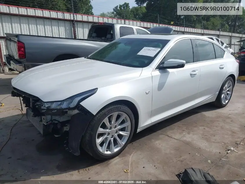 2024 Cadillac Ct5 Luxury VIN: 1G6DW5RK9R0100714 Lot: 42582351