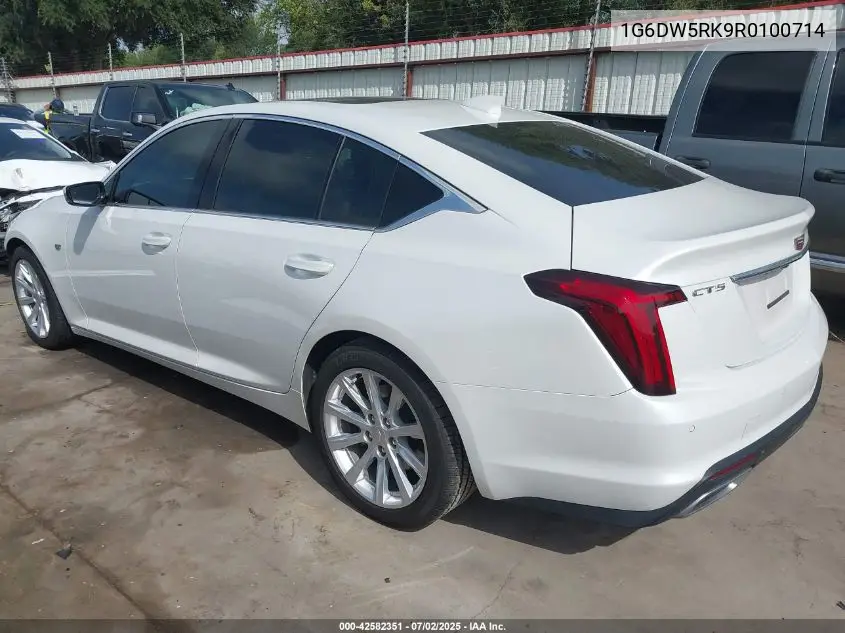 2024 Cadillac Ct5 Luxury VIN: 1G6DW5RK9R0100714 Lot: 42582351