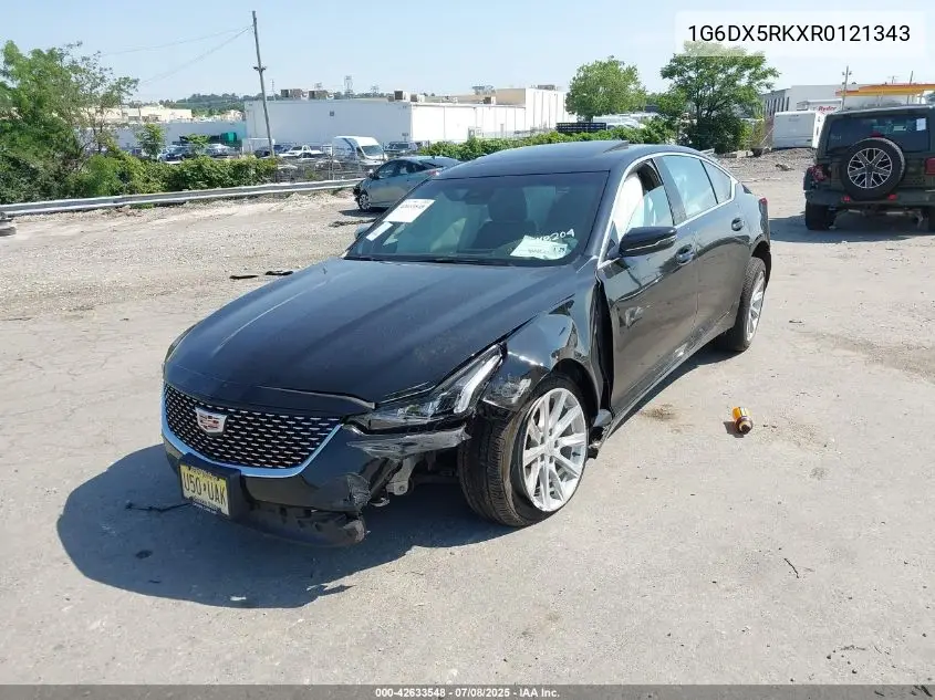 2024 Cadillac Ct5 Luxury VIN: 1G6DX5RKXR0121343 Lot: 42633548