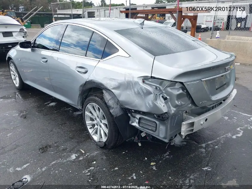 2024 Cadillac Ct5 Luxury VIN: 1G6DX5RK2R0127153 Lot: 42742512