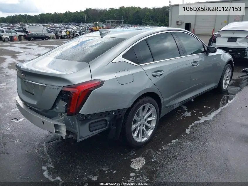 2024 Cadillac Ct5 Luxury VIN: 1G6DX5RK2R0127153 Lot: 42742512