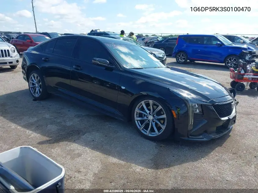 2025 Cadillac Ct5 Sport Rwd VIN: 1G6DP5RK3S0100470 Lot: 42386329