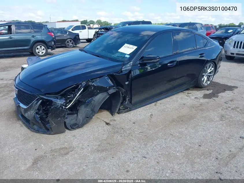 2025 Cadillac Ct5 Sport Rwd VIN: 1G6DP5RK3S0100470 Lot: 42386329